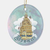 Traumschloss Keramik Ornament (Links)