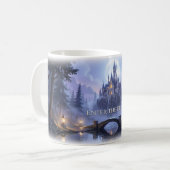 Traumschloss-Pfad-Becher Kaffeetasse (Vorderseite Links)