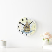Traumschlossuhr Runde Wanduhr (Zuhause)