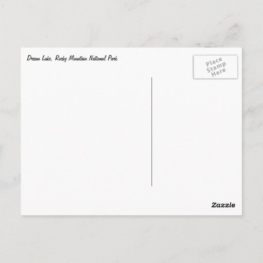 Traumsee I Postkarte (Rückseite)