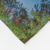 Traumsee Landschaft Fleecedecke (Ecke)