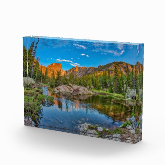 Traumsee Landschaft Fotoblock (Rechts)