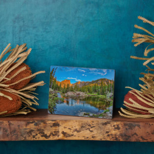 Traumsee Landschaft Fotoplatte