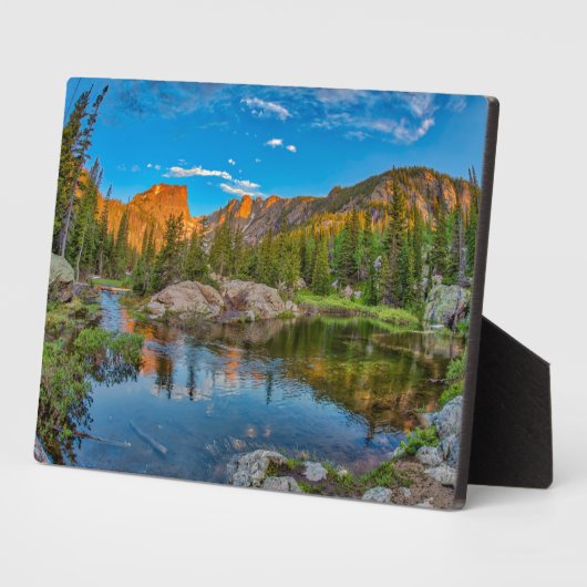 Traumsee Landschaft Fotoplatte (Seite)