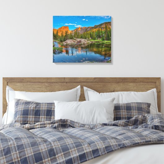 Traumsee Landschaft Leinwanddruck (Insitu (Schlafzimmer))