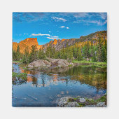 Traumsee Landschaft Magnet (Vorne)