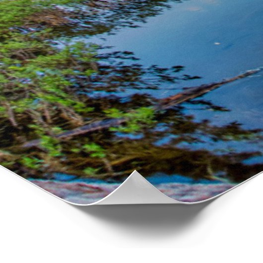 Traumsee Landschaft Poster (Ecke)