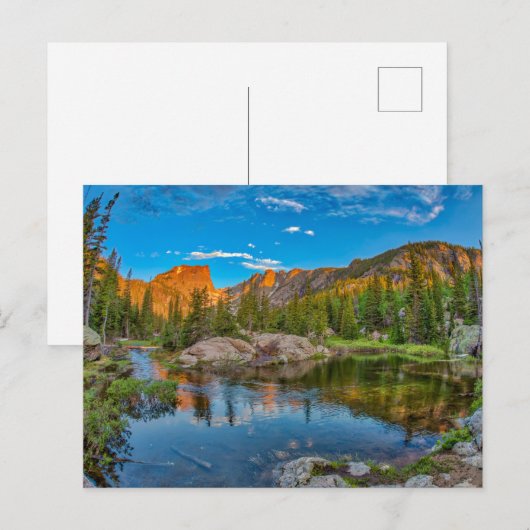 Traumsee Landschaft Postkarte (Vorne/Hinten)