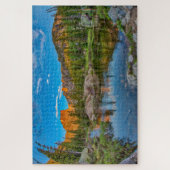 Traumsee Landschaft Puzzle (Vertikal)
