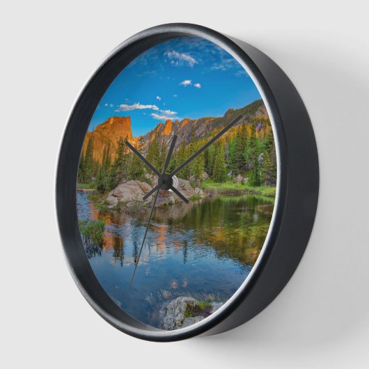 Traumsee Landschaft Uhr (Winkel)