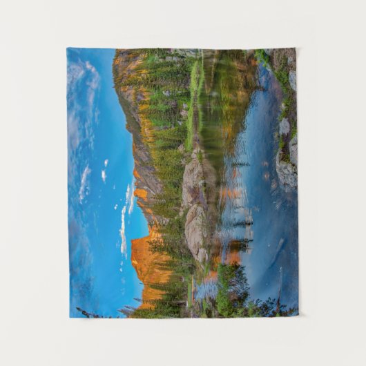 Traumsee Landschaft Wandteppich (Vorderseite)