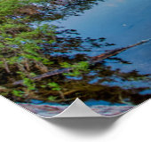 Traumseenlandschaft Poster (Ecke)