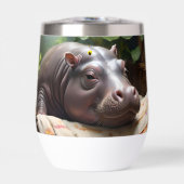 **"Träumskorb: Ein Baby Hippo's Cosy Nickerchen"** (Vorderseite)