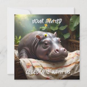 **"Träumskorb: Ein Baby Hippo's Cosy Nickerchen"** Save The Date