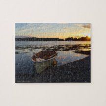 Traumsonnenuntergang des puzzlespiels PT11