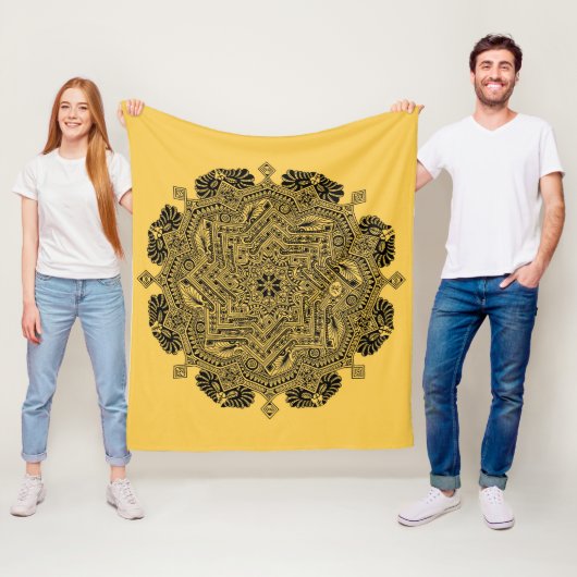 "Traumstadt" Fleecedecke (Beispiel)