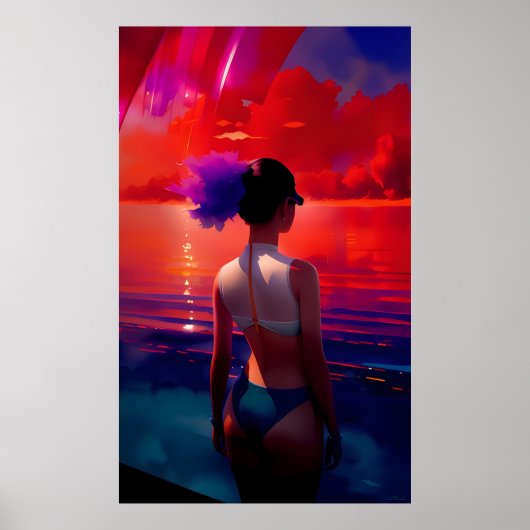 Traumstrandsequenz Poster (Vorne)