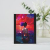 Traumstrandsequenz Postkarte (Stehend Vorderseite)