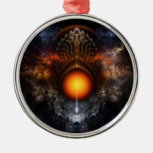 Traumstrecke Airolo - Gletsch Fraktal Ornament Aus Metall