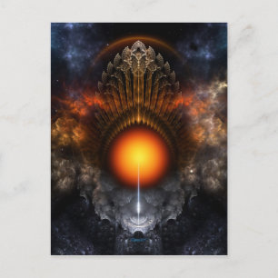 Traumstrecke Airolo - Gletsch Fraktal Postkarte