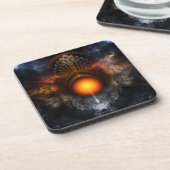 Traumstrecke Orb Fraktal Art Untersetzer Set (Linke Seite)