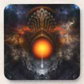 Traumstrecke Orb Fraktal Art Untersetzer Set (Vorderseite)