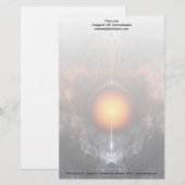 Traumstrecke Orb Fraktal Briefpapier (Vorne/Hinten)