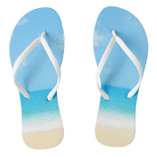 Träumt von einem tropischen Sommerurlaub Badesandalen
