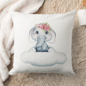 Traumtage mit Rosie dem Elefanten. Kissen (Decke)