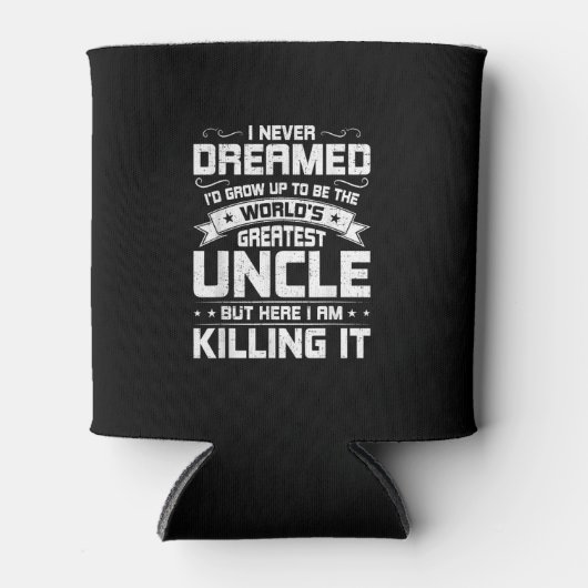 Träumte nie, Weltbest zu sein Dosenkühler (Vorderseite)