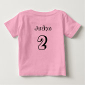 Traumteam Baby T-shirt (Rückseite)