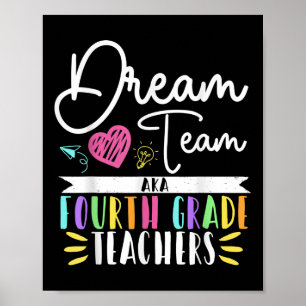 Traumteam der 4. Klasse, auch bekannt als Lehrer d Poster