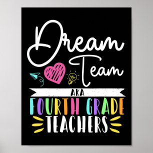 Traumteam der 4. Klasse, auch bekannt als Lehrer d Poster