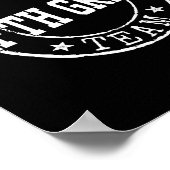 Traumteam der fünften Klasse Geschenke für Lehrer  Poster (Ecke)