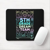 Traumteam der fünften Klasse Zurück zur Schule Les Mousepad (Mit Mouse)