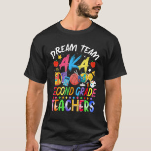 Traumteam-Lehrer der zweiten Klasse zurück zur Sch T-Shirt