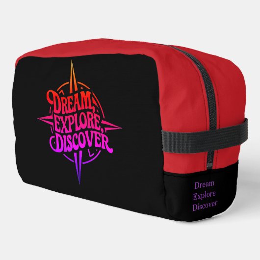 Traumtour Entdecken Waschbeutel (Linke Seite)