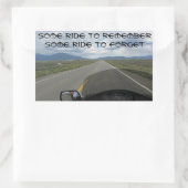 Traumträume für Motorräder Rechteckiger Aufkleber (Tasche)