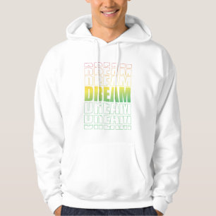 Traumtypografie – Farbverlauf Ästhetik Motivierend Hoodie