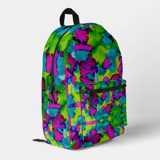 Traumüberlauf Bedruckter Rucksack (Rückseitige Ecke links)