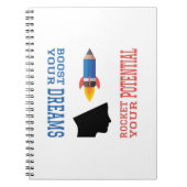 Traumverstärker und potenzielle Rakete Notizblock (Vorderseite)