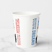 Traumverstärker und potenzielle Rakete Pappbecher (Rechts)