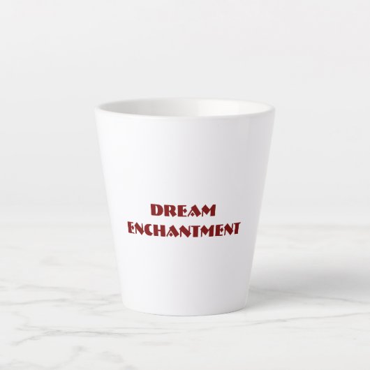 Traumverzauberung Latte Tasse (Vorderseite)