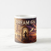 Traumvisionäre Reise Kunstbecher Kaffeetasse (Mittel)
