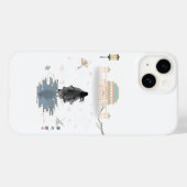 Traumwanderung - Ruhiger orientalischer Kunst-Hand Case-Mate iPhone Hülle (Rückseite (Horizontal))