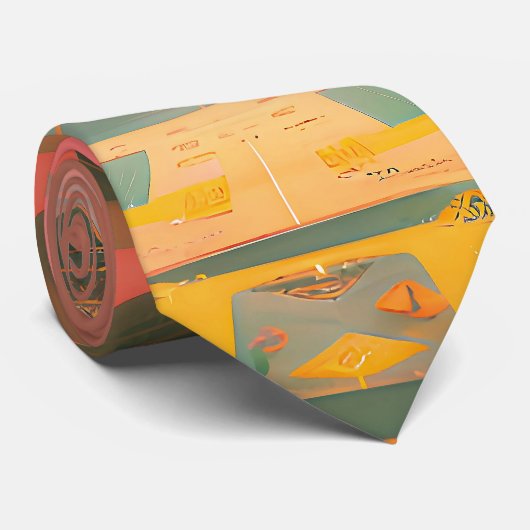 Traumwelt Krawatte (Gerollt)