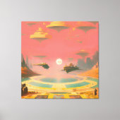 Traumwelt Leinwanddruck (Vorderseite)