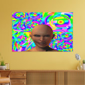 Traumwelt Leinwanddruck (Insitu (Wohnzimmer))