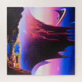 Traumwelt-Ölgemälde Puzzle (Horizontal)