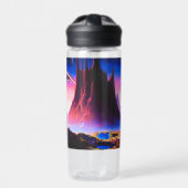 Traumwelt-Ölgemälde Trinkflasche (Vorderseite)
